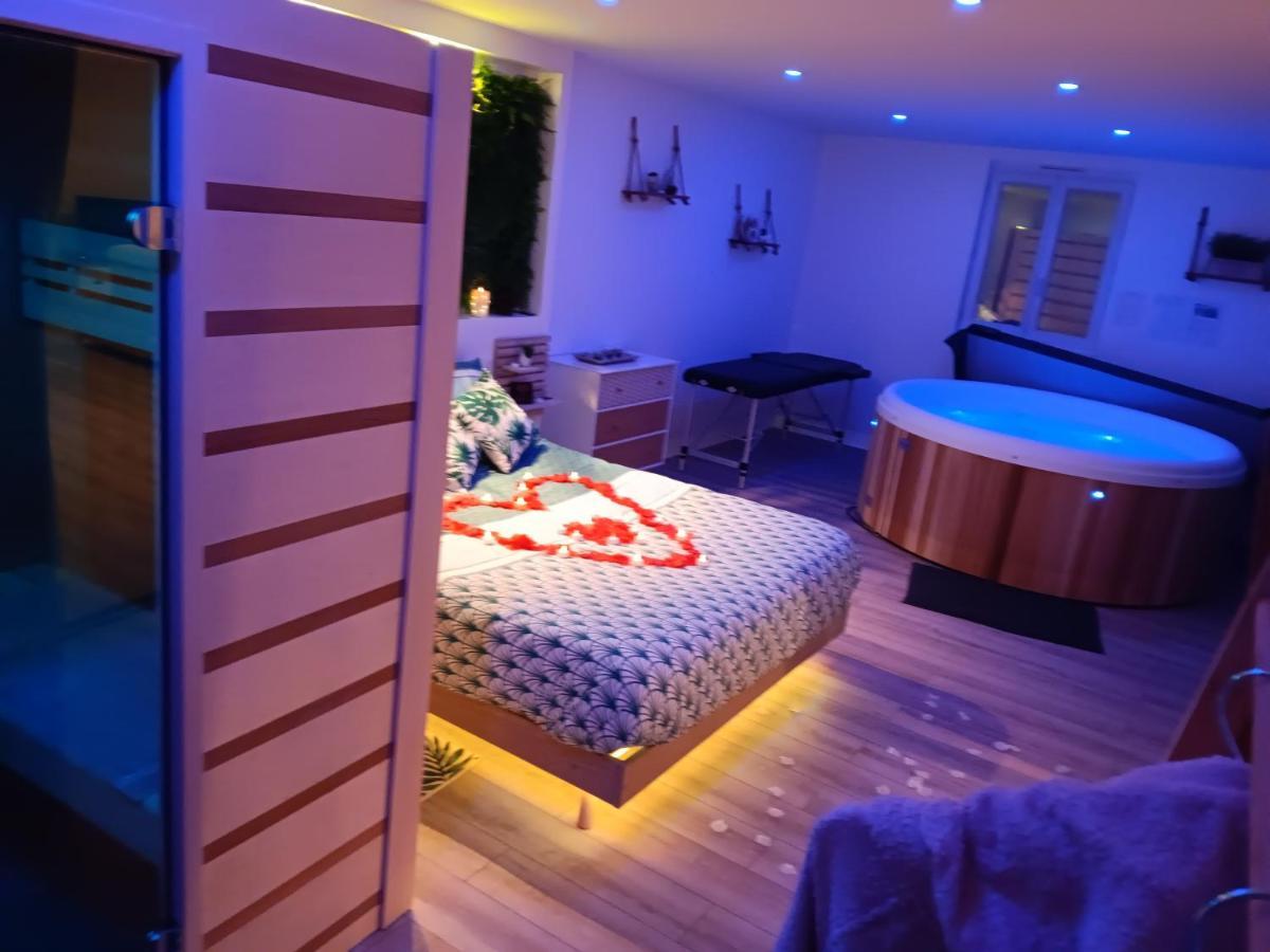 Gite Et Spa Au Secret Du Bonheur 호텔 Pouilly-sur-Serre 외부 사진